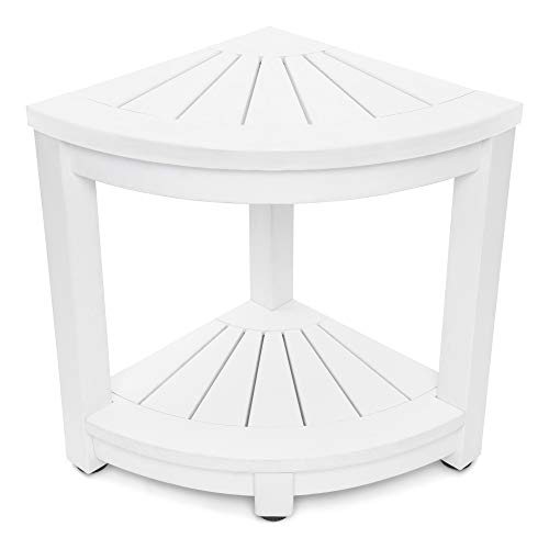 Corner Bench Shower Stool for Shaving Legs Small