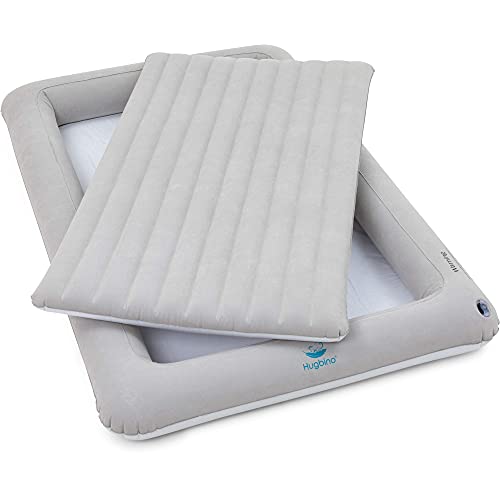 Hugbino Inflatable Toddler Travel Bed Kids Air Mattress Portable Blow Up Bed