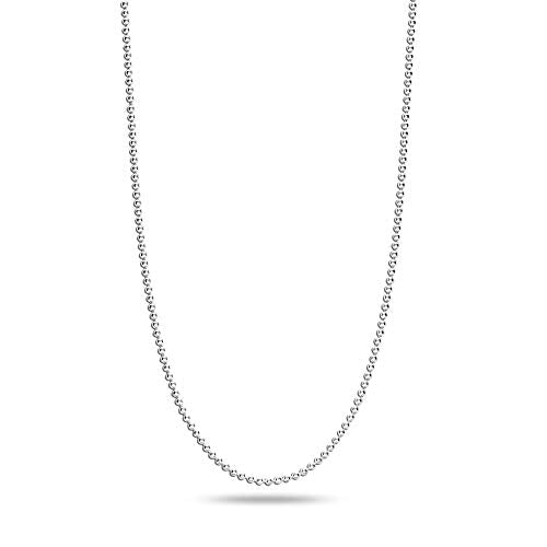 Lecalla Links 925 Sterling Silver Necklace for Teen and Women 16 Inches