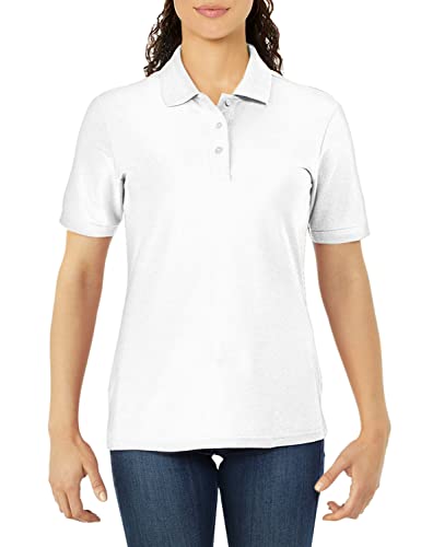 Jerzees 537W Ladies Easy Care Polo White44  Extra Large