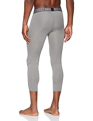 Nike Men's Pro 3qt Tight Dark Grey Black X-Large Pants