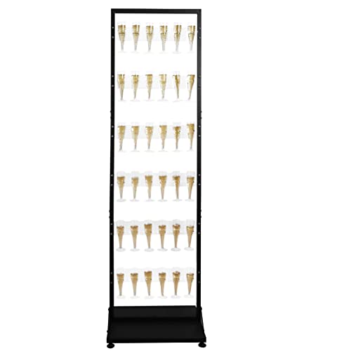Upper Midland Products Champagne Wall Display Stand Holder 73 X 22 X 16 Inch