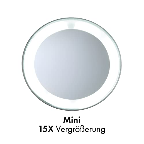 Tweezerman Led Mini Mirror 4.22 Inch Diameter