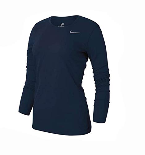 Nike Women's Legend Long Sleeve T-Shirt XX-Large Navy