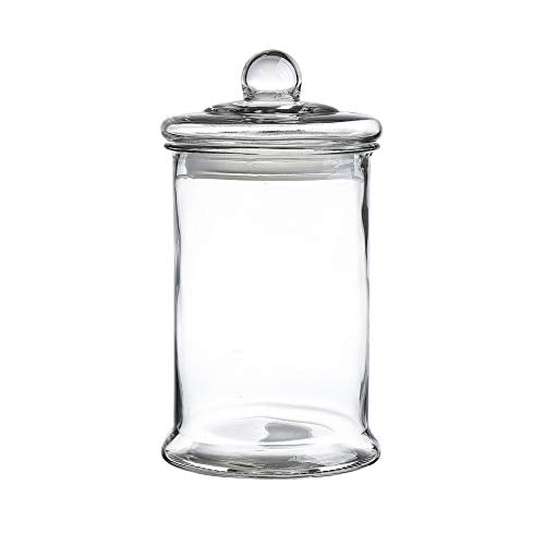1.4 Gal Glass Apothecary Jar, 7.5X14 Inch Canister Set with Ball Lid 1 Piece