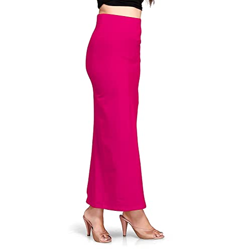 Craftstribe Saree Shapewear Petticoat for Women Thigh Slimmer Magenta