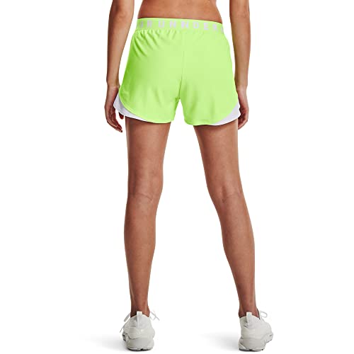 Under Armour womens Play Up 3.0 Shorts Lime 162White Medium