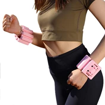 2 Pack Ankle and Wrist Weights Pink