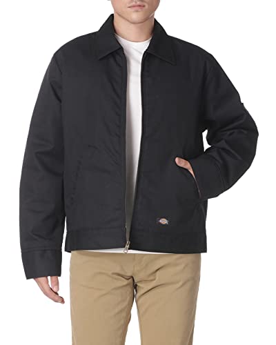Dickies Men's Insulated Eisenhower Front-Zip Jacket Black X-Large/Regular