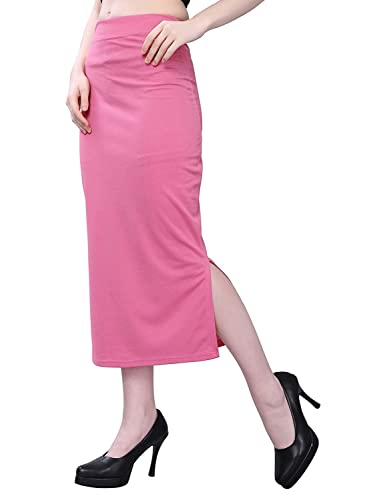Craftstribe Saree Shapewear Petticoat for Women Saree Waist Slimmer Baby Pink