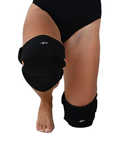 Soft Black Knee Pads for Dance Volleyball & Pole Dance by Pole Tribe