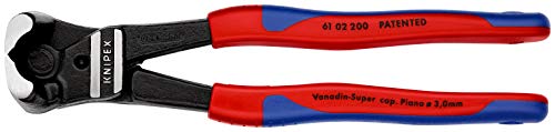 Knipex 61 02 200 Bolt End Cutting Nippers 7,87" with soft handle