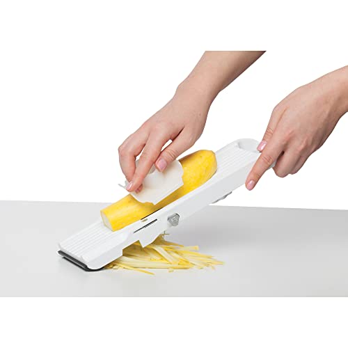 Benriner Super Slicer, with 4 Japanese Stainless Steel Blades, Beige