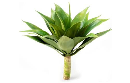 Velener Outdoor Artificial Agave Plant: Faux Unpotted Agave Plant for Home Decor, Realistic UV Resistant Fake Agave Plant for Outdoor/Indoor Decor, 22 inches, Set of 1