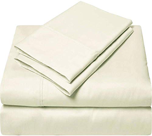 My Egyptian Giza Cotton Sheets Full Size 16 Inches Extra Deep Pocket Ivory