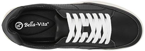 Bella Vita Women's Sneaker Black Leather 8 Pair of Shoes