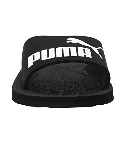 Puma Men Pure Cat Slide Color Black Black White Size 13 Pair of Shoes