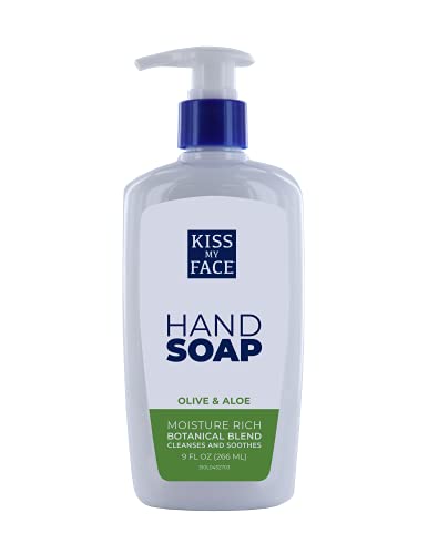 Kiss My Face Moisture Liquid Hand Soap Vegan Cruelty Free Hand Wash 9 Fl Oz