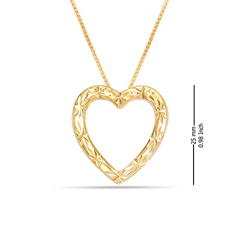 LeCalla Sterling Silver 18K Gold-Plated Diamond for Women Teen Necklaces