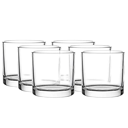 Whole Housewares 4x4 Glass Cylinder Vase Candles Holders Decorative