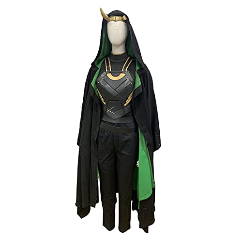 Mzxdy Lady Loki Costume Female Loki Edition Cosplay Costume Women Style