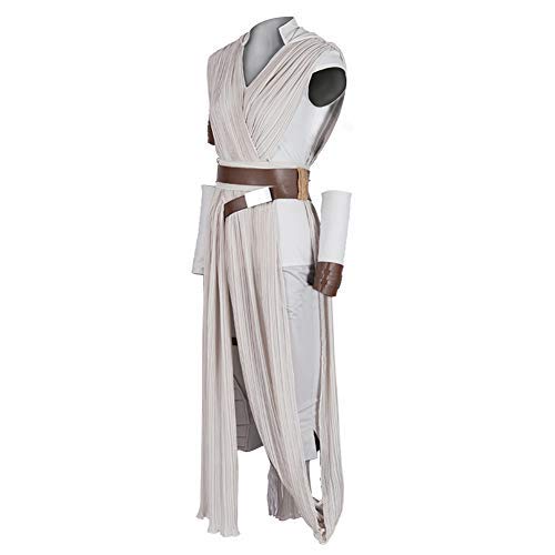 Star Wars 9 the Rise of Skywalker Rey Cosplay Halloween Costume for Women