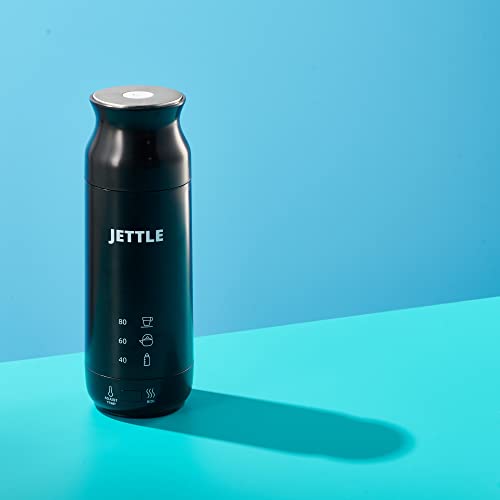 Jettle Electric Kettle Portable Water Heater 450ml Coffee, Hot Tea Kettle Camping Black
