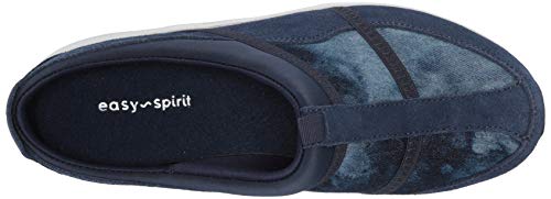 Easy Spirit Women's Argyle Mule Blue 8 Wide Us Pair of Shoes