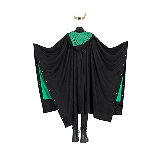 COMSHOW Lady Loki Cosplay Sylvie Costume Women Role Play Hooded Cape