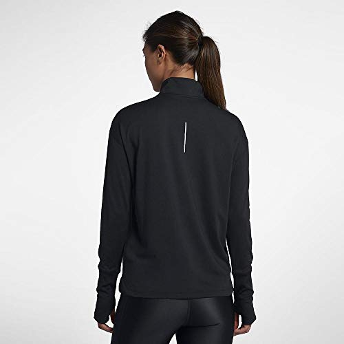 Nike Element Black 1 2 Zip Collared Running Top Small