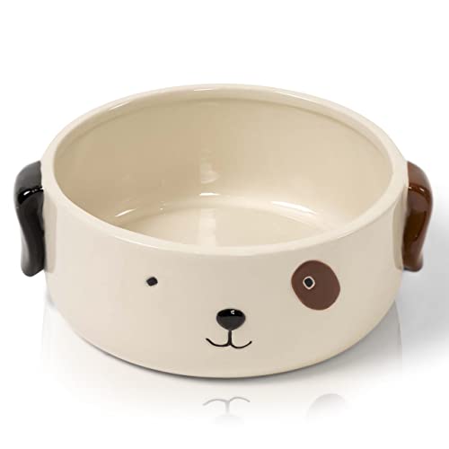 Kurrajong Farmhouse Gorgeous Medium Size Ceramic Dog Food Bowl Ceramic Dog Bowl