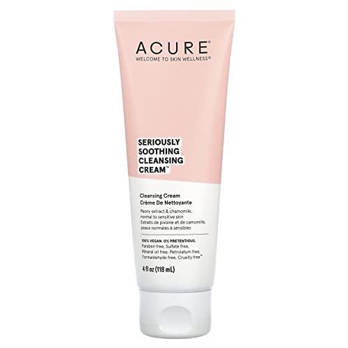 Acure Seriously Soothing Cleansing Cream 4 Fl Oz 118 Ml Pack of 2 Acure