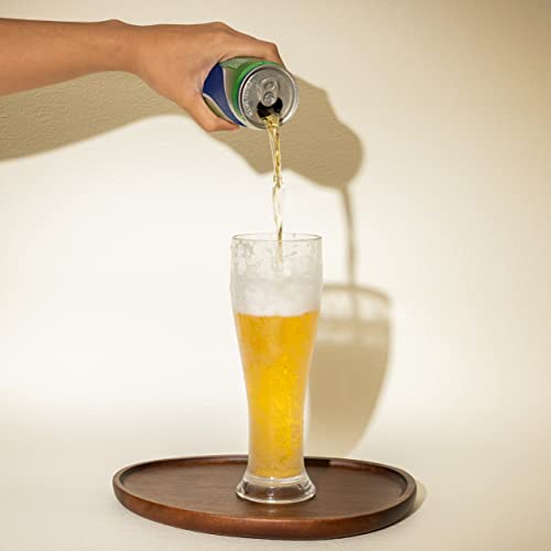 BELLAFORTE Shatterproof Plastic Beer Glasses 16oz Unbreakable Glass Set