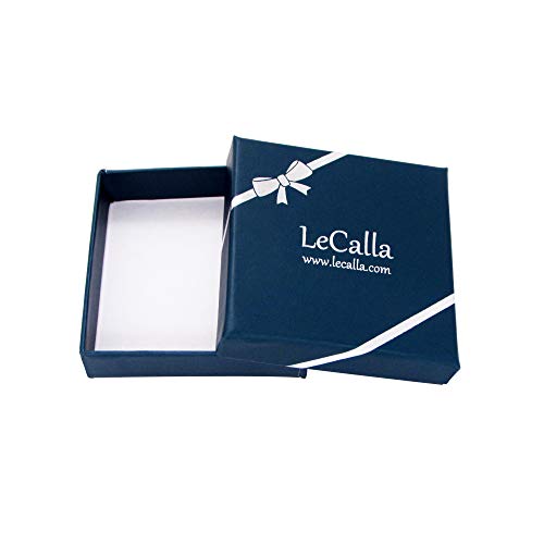 LeCalla 925 Sterling Silver 14K Gold Earrings for Teen Women