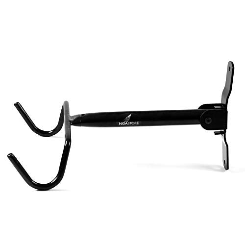 Noa Bike Wall Mount Bike Hanger Foldable Horizontal Bicycle Rack Beach Black