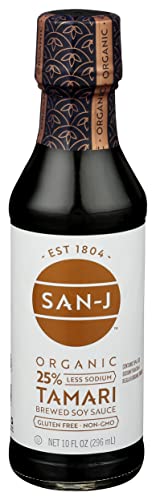 San J International Sauce Tamari Gluten Free Reduced Sodium Organic 10 Fl Oz