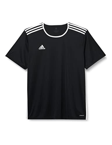 adidas Entrada 18 Mens Soccer Jersey Black White Large