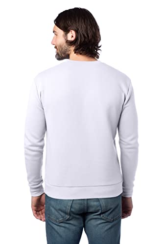 Alternative Eco-Cozy Fleece Sweatshirt, White Large