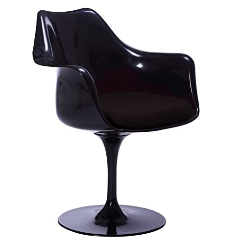 Gfurn Maisie Armchair Abs Black red Size 67x57x52 Cm
