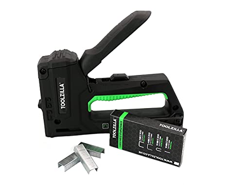 Toolzilla 4in1 Professional Heavy Duty Staple Gun With 1000 Staple Selection Pack