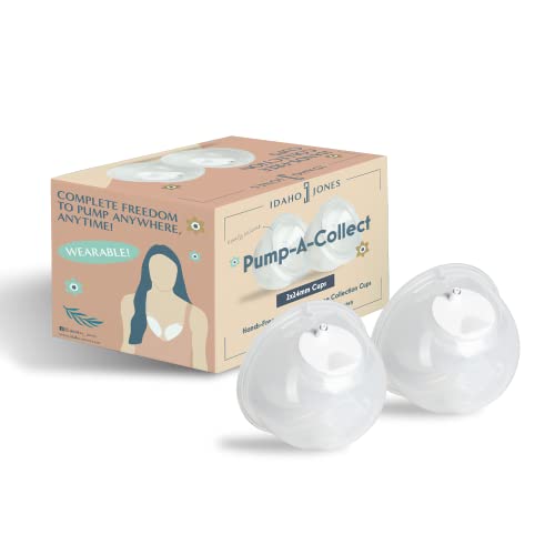 Pump-A-Collect Wearable Silicone Collection Cups (2x24mm) – Comfy Idaho Jones Breastmilk Collection Cups, Freemie Collection Cups Spectra, Silicone Collection Cups Legendairy Milk, Spectra Pump Cups