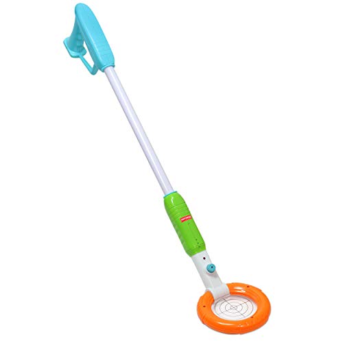 KidzLane Kid’s Metal Detector Wand (2-in-1) Handheld or Full-Size Handle | Junior Design with Lights and Sounds | Detects Metals, Jewelry, Coins | Beach, Outdoor Use Ages 3+