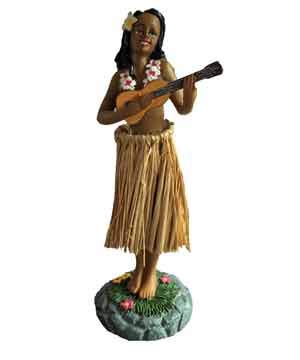 Northcore Hawaiian Hula Dashboard Doll