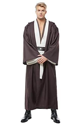 CosplaySky Men's Tunic Costume Adult Outfits Halloween Robe Hooded Uniform XXX-Large