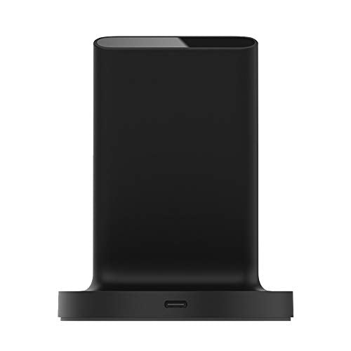 Xiaomi Mi 20W Wireless Charging Stand, Vertical Design, New Wireless Charging Experience, 20W max, Universal Fast Charge, Dual coils, Charges Through case, Black