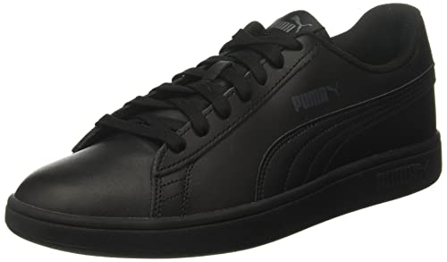 Puma Mens Smash V2 Leather Sneaker L Black-black 5.5 Pair of Shoes