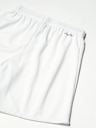 Adidas Unisex Child Youth Parma 16 Shorts White Black Youth Medium