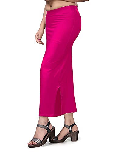 Craftstribe Saree Shapewear Petticoat for Women Thigh Slimmer Magenta