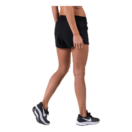 NIKE Women 10K Running Shorts Black Black Black Wolf Grey XSmall