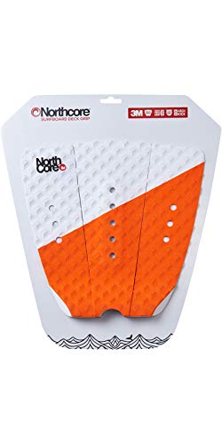 Northcore Ultimate Grip Deck Pad - Orange and White